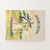 Baby Safari Toddler/Kinder afspeelkamer Legpuzzel (Horizontaal)