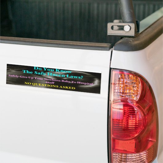 Baby Safe Haven Bumpersticker (Op Truck)