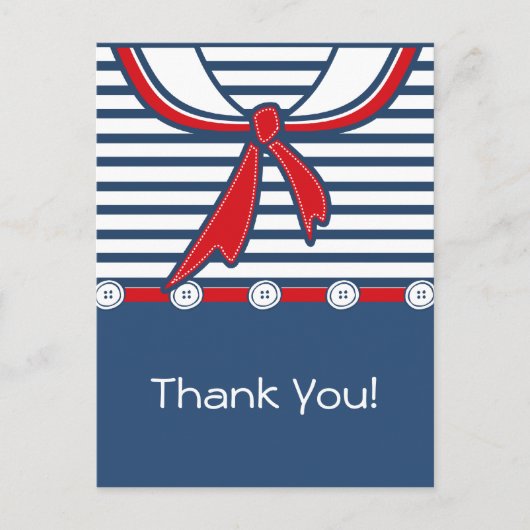 Baby Sailor Suit B Briefkaart (Voorkant)