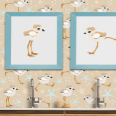 Baby Sandpiper of Pipy Plover Chick Poster