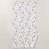 Baby Sandpipers Pipetteren omver Strandlaken (Voorkant)