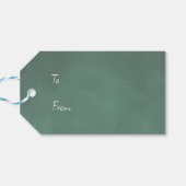 Baby Santa Claus Cadeaulabel (Achterkant Horizontaal)