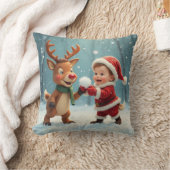 Baby Santa kussenkussen Kussen (Deken)