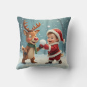 Baby Santa kussenkussen Kussen (Achterkant)