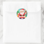 Baby Santa Speelse illustratie Sticker (Tas)