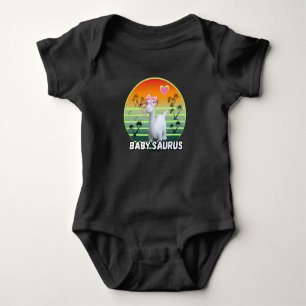 Baby Saurus - Schattigee dinosaurus Baby-ontwerp Romper