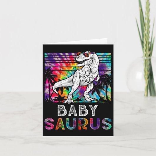 Baby Sauruse Kaart (Voorkant)