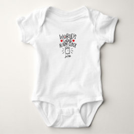 Baby Saying Newborn: World cutest Alarm Clock Romper