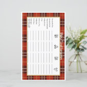 Baby Scattergories Little Lumberjack Baby shower (Staand voorkant)