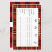 Baby Scattergories Little Lumberjack Baby shower (Voorkant / Achterkant)