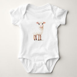 Baby schapen, schapen, Baby-boerderijdieren Romper