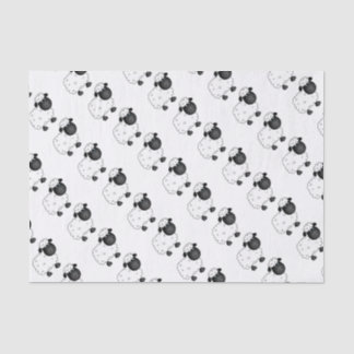 Baby schapen voor ooien tissuepapier