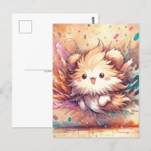 Baby, schattige dierlijke eekhoorn, Postcrossing