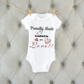 Baby Schattigee Bodysuit - Personaliseer het land