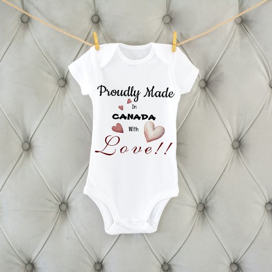 Baby Schattigee Bodysuit - Personaliseer het land