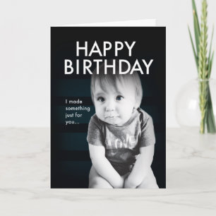 Baby Schattigee, grappige verjaardag Kaart