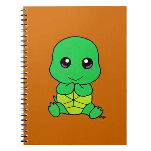Baby schildpad notitieboek (Voorkant)