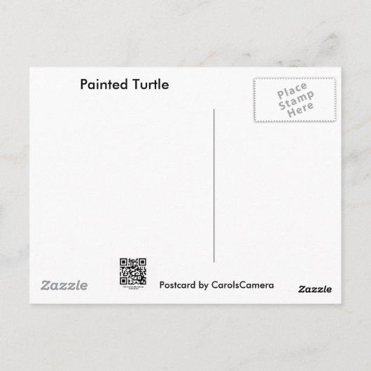 Baby schildpad op Lilypad Items Briefkaart (Achterkant)