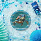 Baby Schildpad Papieren Bord (Feest)