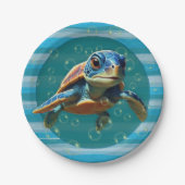 Baby Schildpad Papieren Bord (Voorkant)