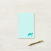 Baby schildpad post-it® notes (Op bureau)