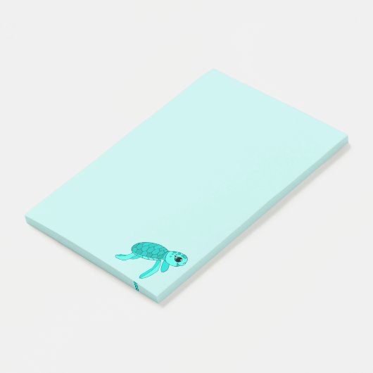Baby schildpad post-it® notes (Schuin)
