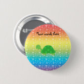 Baby schildpad ronde button 5,7 cm (Voorkant /achterkant)