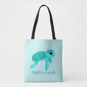Baby schildpad tote bag (Voorkant)