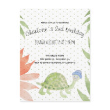Baby schildpad Waterverf met handbeschilderd