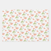 Baby schildpad Waterverf met handbeschilderd Inpakpapier Vel (Voorkant 2)