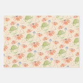 Baby schildpad Waterverf met handbeschilderd Inpakpapier Vel (Voorkant)