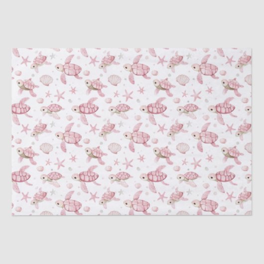 Baby schildpadden en baby tissuepapier (Voorkant)