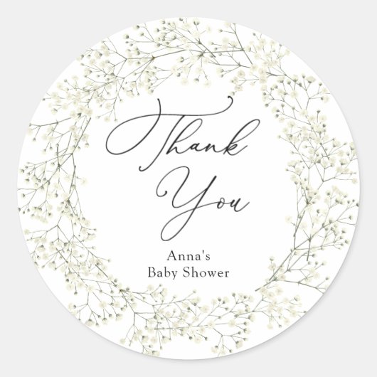 Baby schoeisel met cadeautjes Labels (Voorkant)