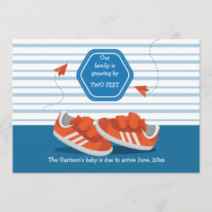 Baby schoenen Zwangerschap Aankondiging