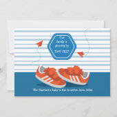 Baby schoenen Zwangerschap Aankondiging (Voorkant)