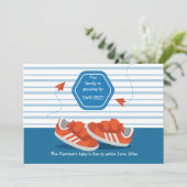 Baby schoenen Zwangerschap Aankondiging (Staand voorkant)