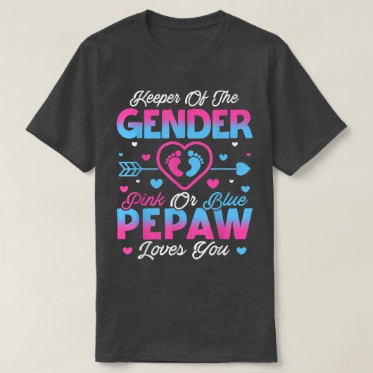 Baby Schoolroze of blauwe papegaaien T-shirt (Design voorkant)