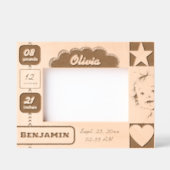 Baby Schrift gegraveerde lijsten Gegraveerde Lijstjes (Voorkant)