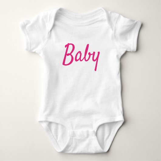 Baby Schrift Romper (Voorkant)
