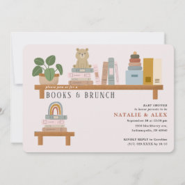 Baby Schuif Roze Baby shower Kaart