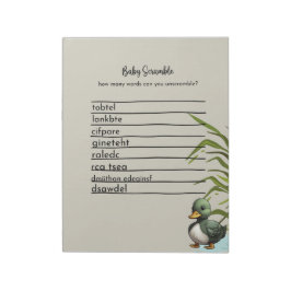 Baby Scrabble Game Notitieblok van 40