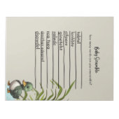 Baby Scrabble Game Notitieblok van 40 (Voorkant)