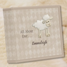 Baby Scrapbook Album | Schattige lam