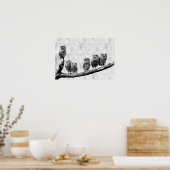 Baby Screech Owls Poster (Keuken)