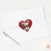 BABY SEAL Anti Seal-Hunt Wildlife Heart Sticker (Envelop)