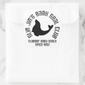Baby Seal Clubber Vierkante Sticker (Tas)