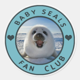 Baby Seal Fan Club stickers