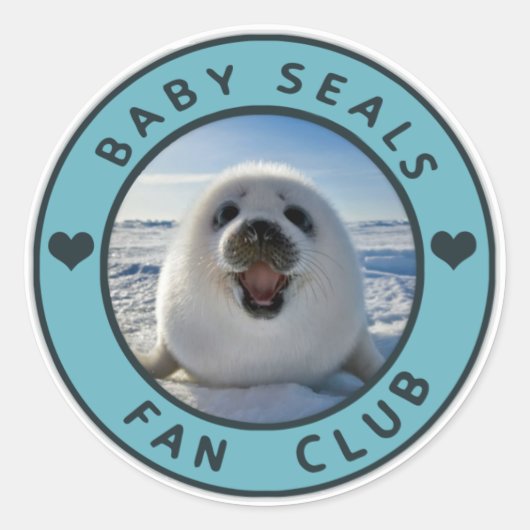 Baby Seal Fan Club stickers (Voorkant)