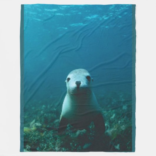 BABY SEAL FLEECE DEKEN (Voorkant)