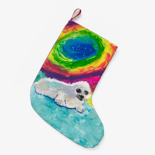 Baby Seal "Kunst voor kinderen" Kleine Kerstsok
